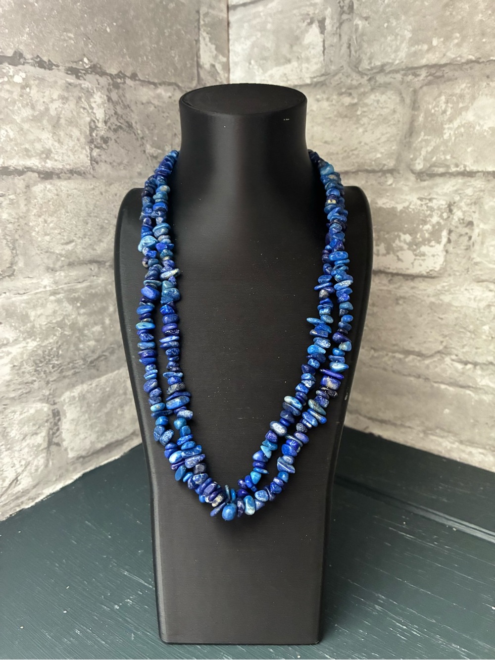 Jay King Lapis Lazuli Sterling Silver Double-Strand Necklace